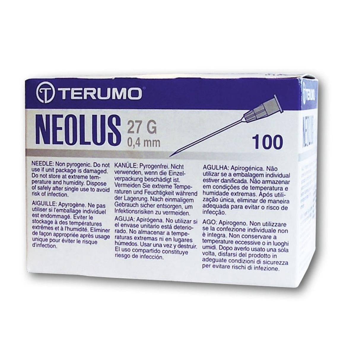 Neolus aiguilles - 27 G - 20 x 0,4 mm