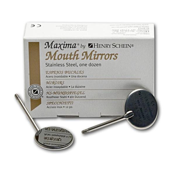 Premium Mouth Mirrors Front Rhodium - Nr. 3,  20 mm