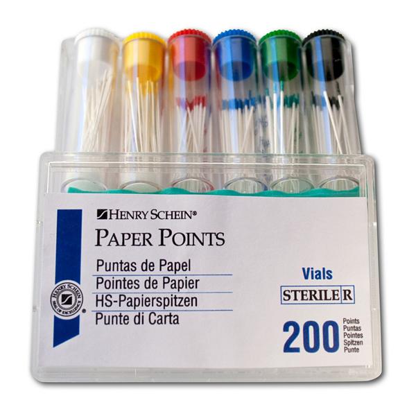 Paper Points Vials - ISO 015, blanc, 28 mm