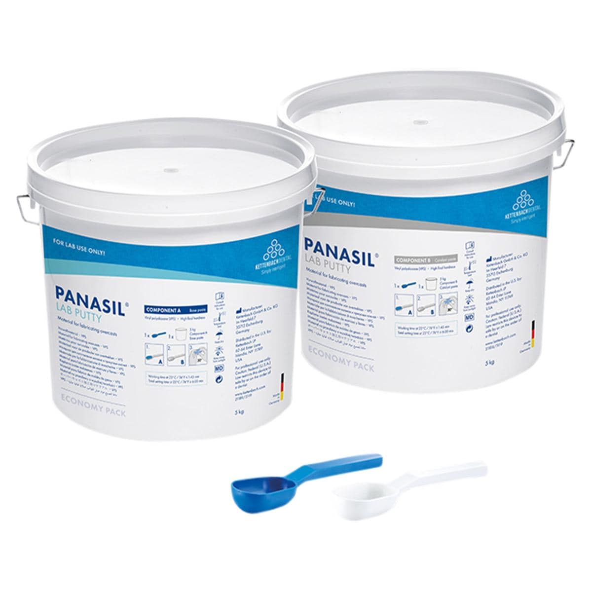 Panasil lab Putty - Verpakking, 2 x 5 kg
