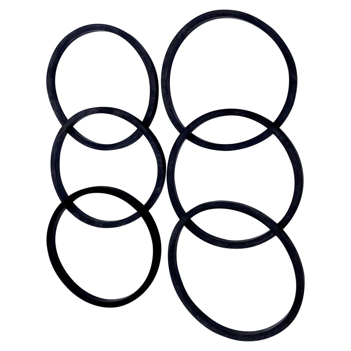 Accessoires voor Ultrasoonreiniger Sweep 2000 - Rubber ring voor bekerglas, 6 stuks