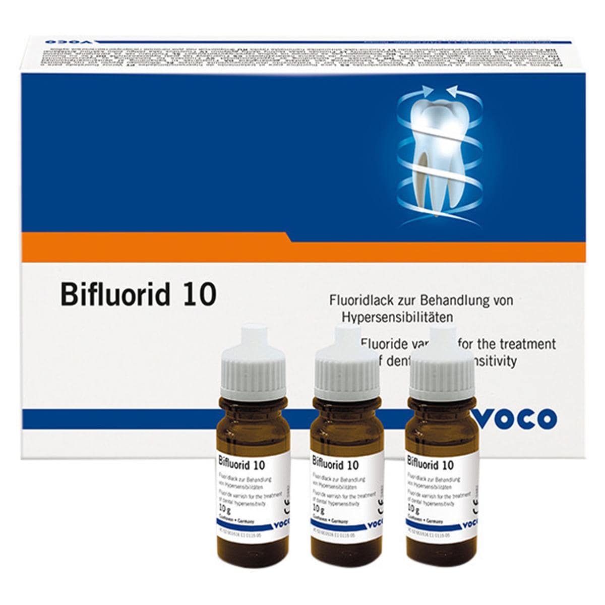 Bifluorid 10 - Set 3x 4 gram & toebehoren