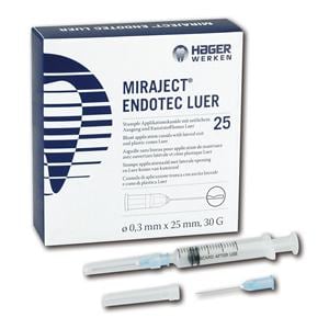Miraject Endotec Luer - 21G,  0,8 mm x 25 mm