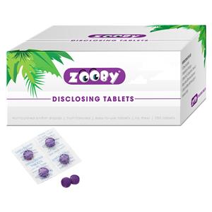 Zooby Disclosing Tablets - Bote 250 pcs