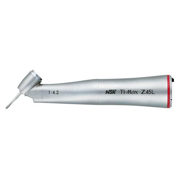 TI-MAX Z45L Chirurgisch hoekstuk met licht - Z45L, versnelling 1:4,2, rood, quadruple spray
