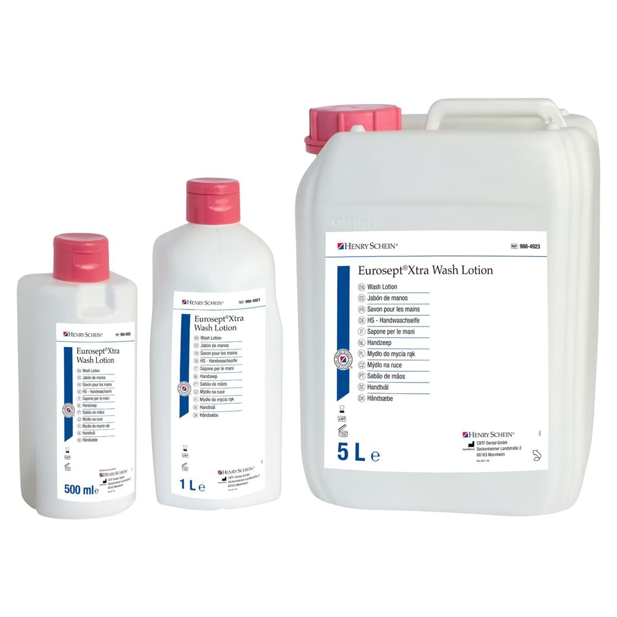 EuroSept Xtra Washlotion - Fles, 1 liter