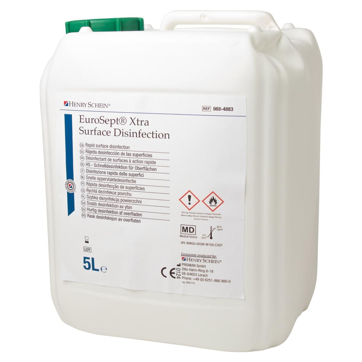 Eurosept Xtra Surface Disinfection - Bidon,5 litres