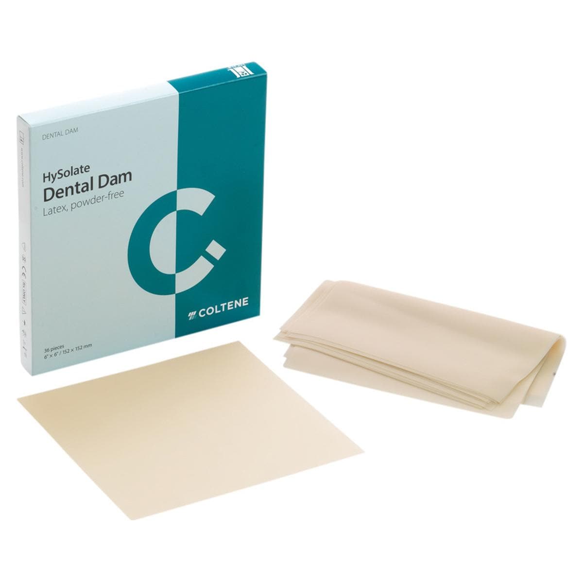 HySolate Digue dentaire en latex, Light (152x152 mm) - Extra heavy, 36 feuilles
