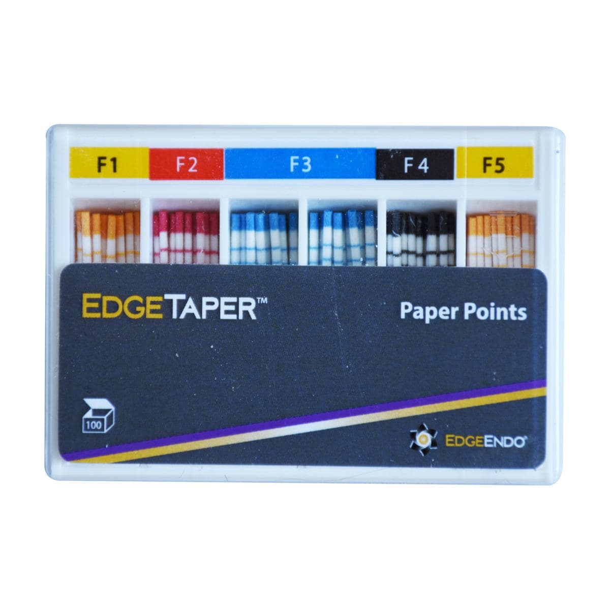 Pointes en papier EdgeTaper - Assortiment - F1 - F5, 100 pcs