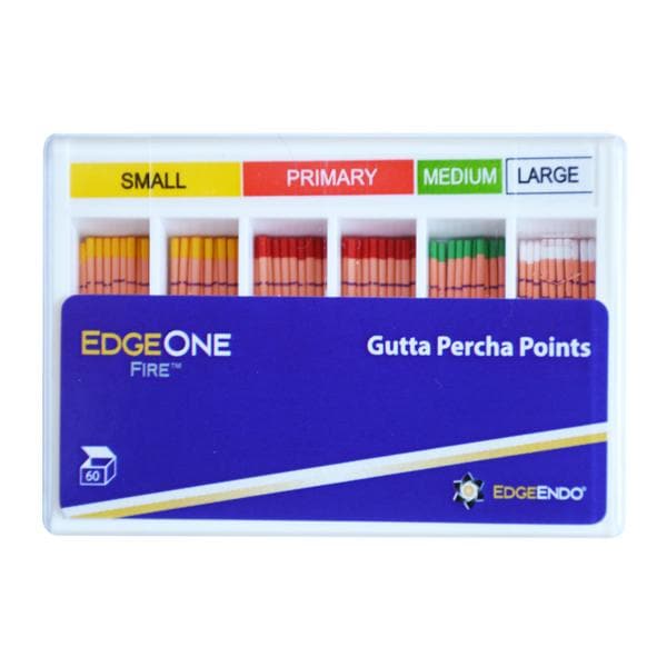 EdgeOne Fire Gutta Percha Points - Assortiment - 60 stuks