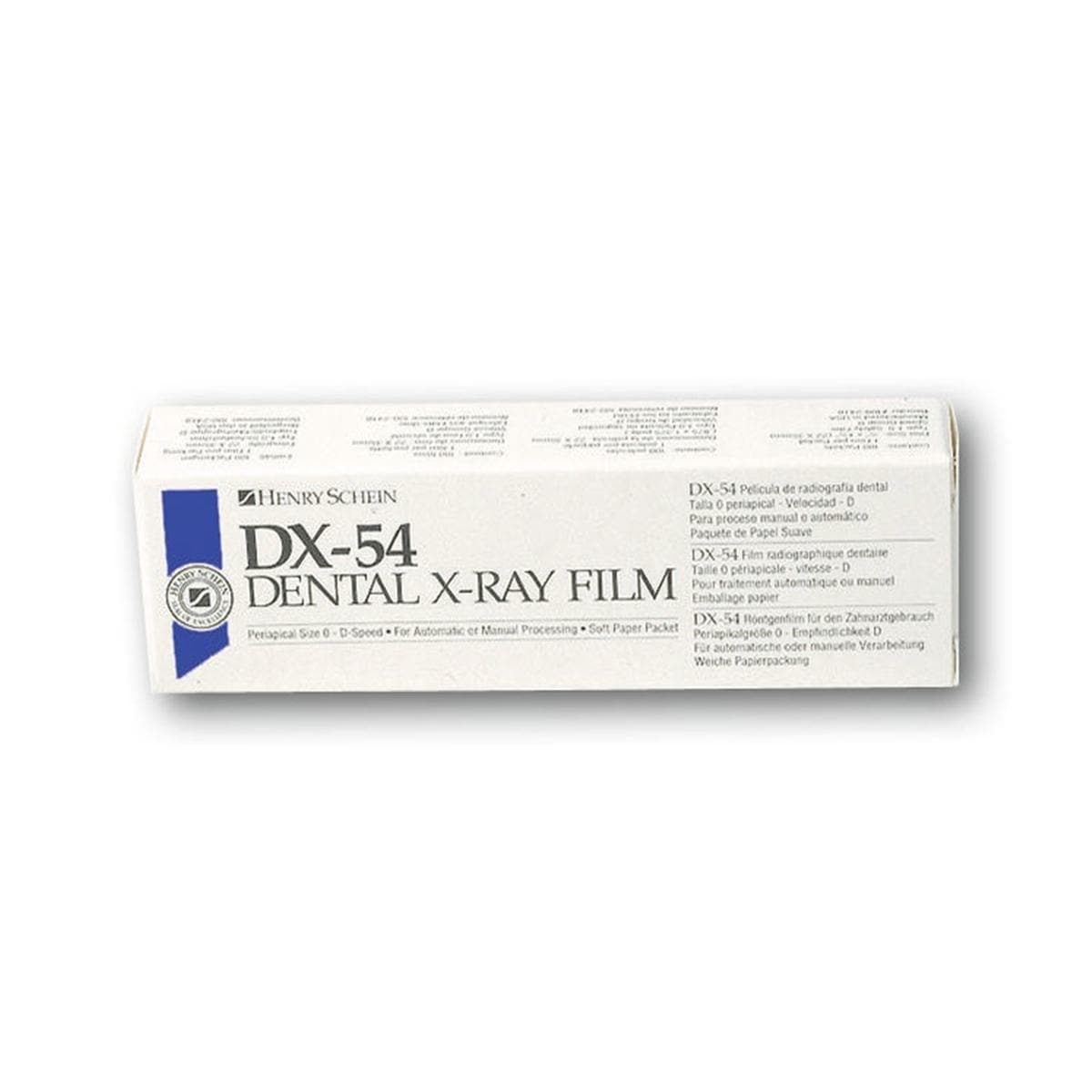 Dental X-ray Film D 2 x 3, DX 54 - D-speed, 100 pcs, 22 x 35 mm, DX54, simple, flexi-soft, vinyl