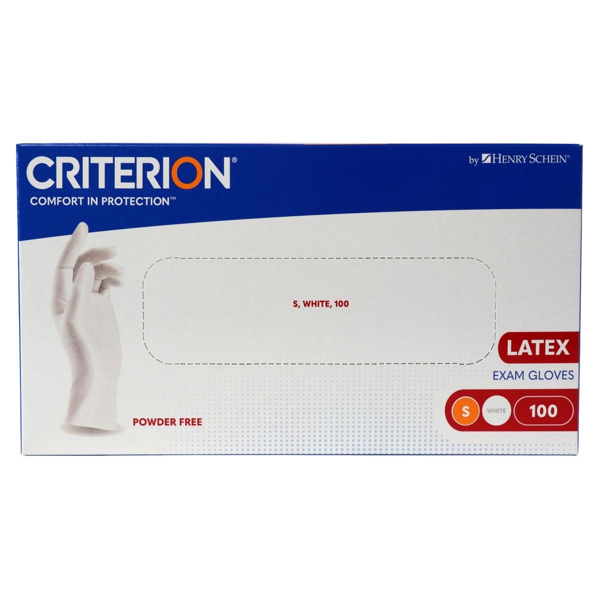 Criterion Latex Powder Free Gloves - S