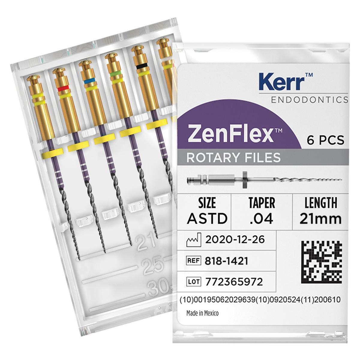 Limes ZenFlex Niti - Assortiment Taper .04 - 21 mm
