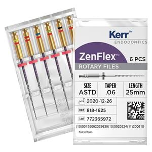 Limes ZenFlex Niti - Assortiment Taper .06 - 25 mm