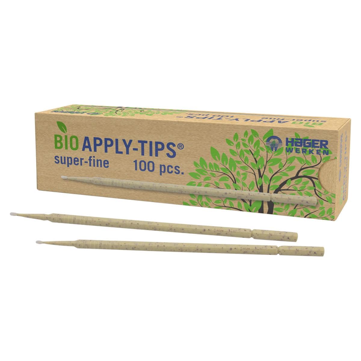 Bio Apply - Embouts pour micro-applicateurs - Superfin (1,5 mm), jaune - 100 spcs