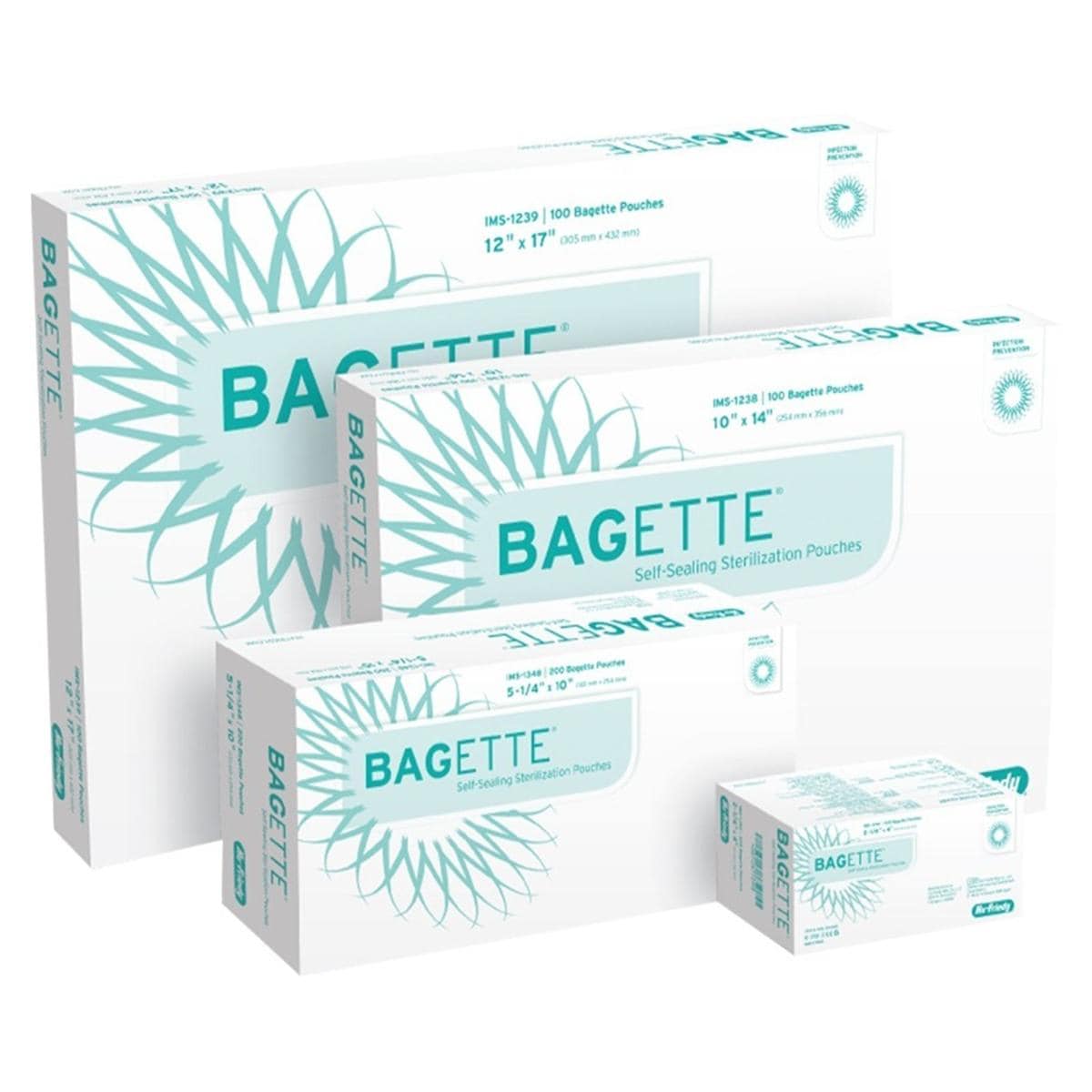 Bagette selfseal sacs de strilisation - Taille 305 x 432 mm, 100 pcs
