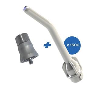 Pro-Tip Turbo Starter Set - Adapter + 1500 Tips - LU146 Luzzani