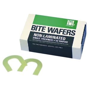 Hygenic Wax Bite Wafers - jaune, 50 pcs