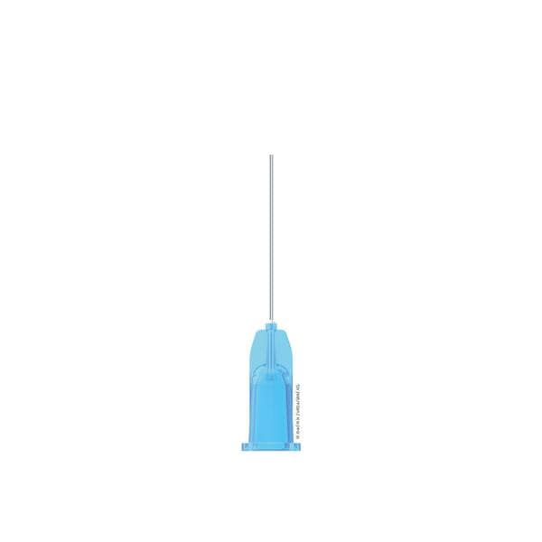 Aiguilles d'irrigation Transcodent Luer Endo - Bleu - 27G, 0,4 x 23 mm, 100 pcs