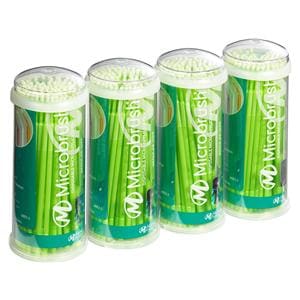 Microbrush in Tube verpakking - Regular (2,0 mm) groen, 4x 100 stuks