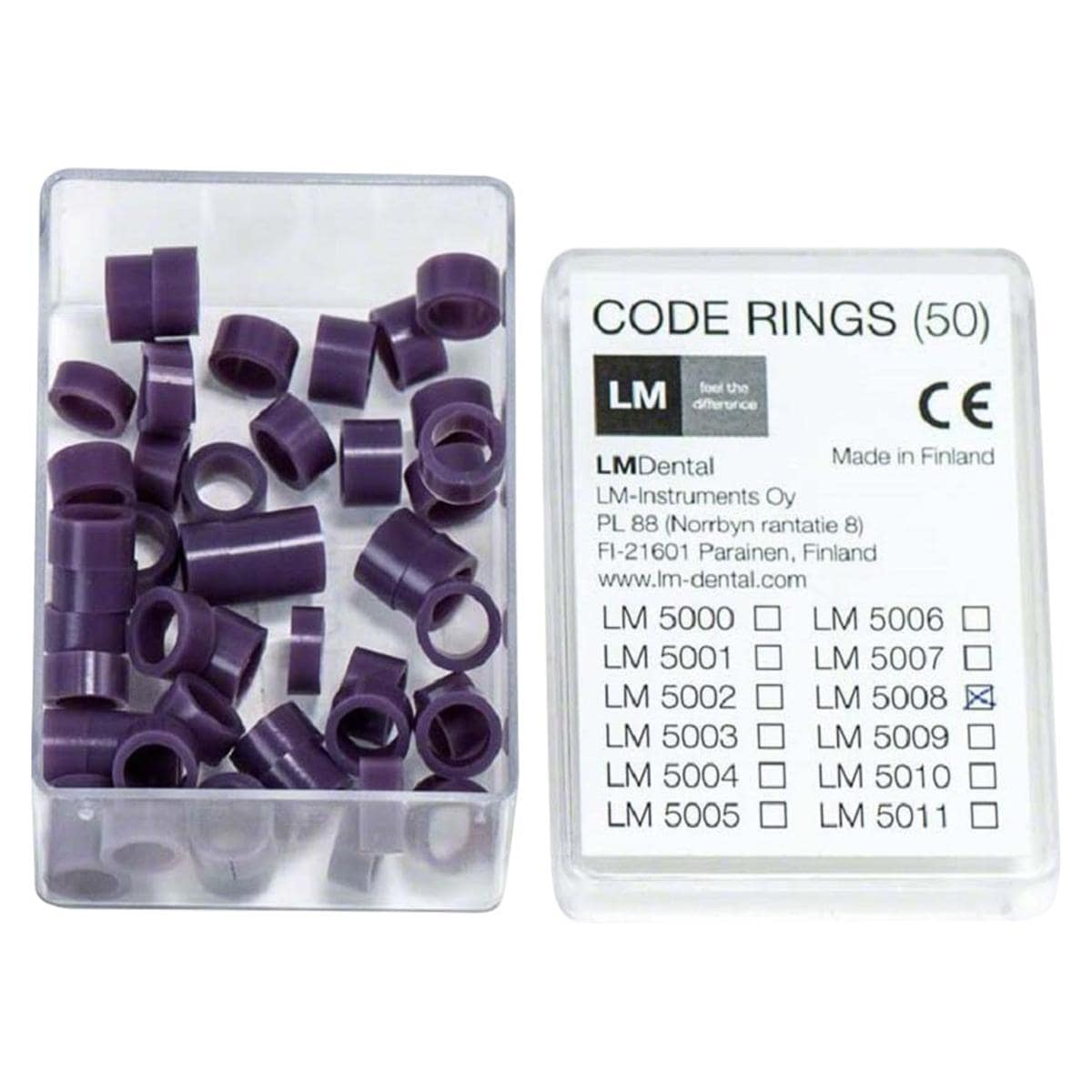 Coderingsringen - Lila, LM 5008 - 50 stuks