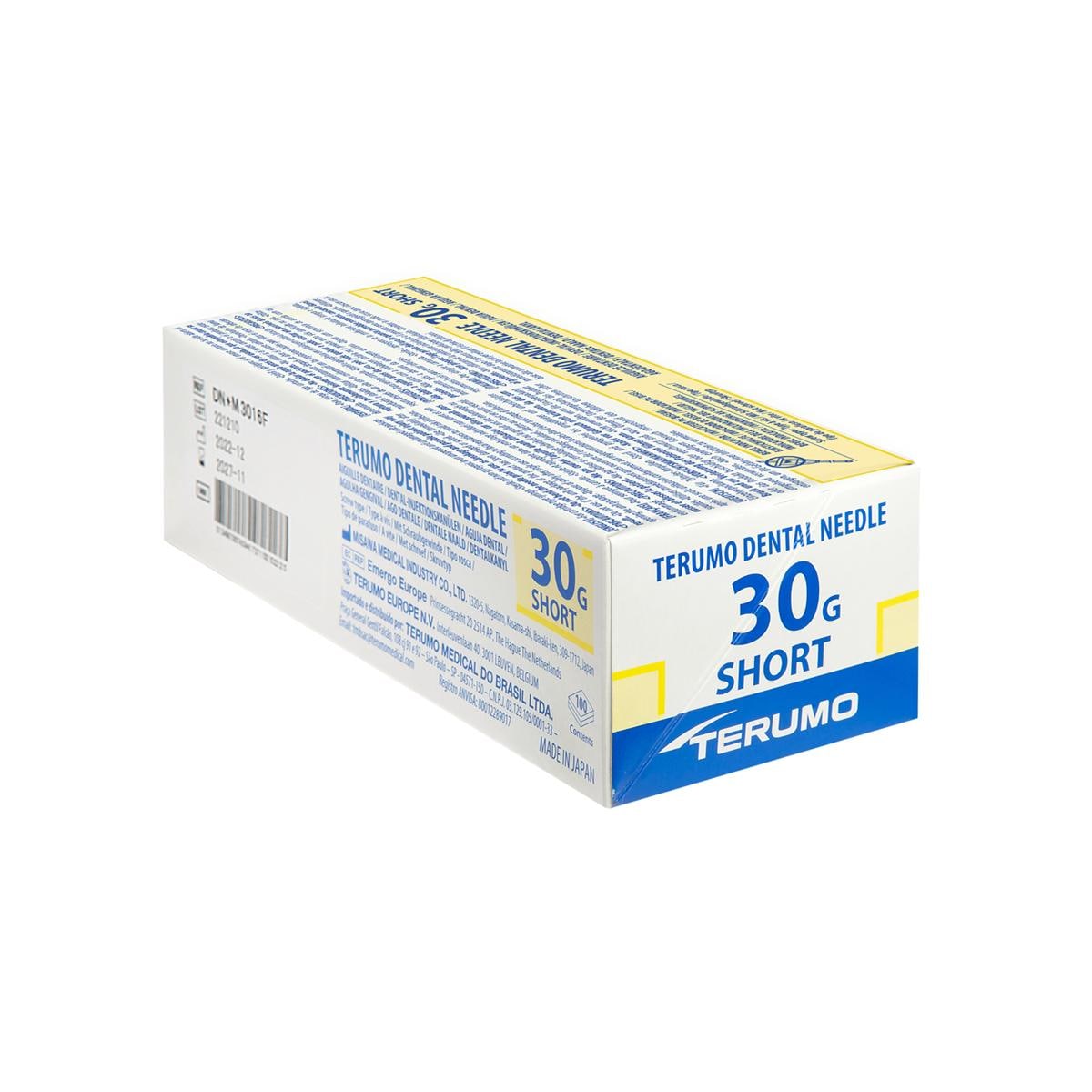 Terumo Dental Needle - 30G short, 0,3 x 21 mm