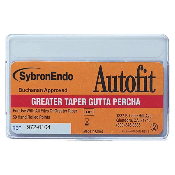 Autofit Gutta Percha - Greater Taper - .10 medium