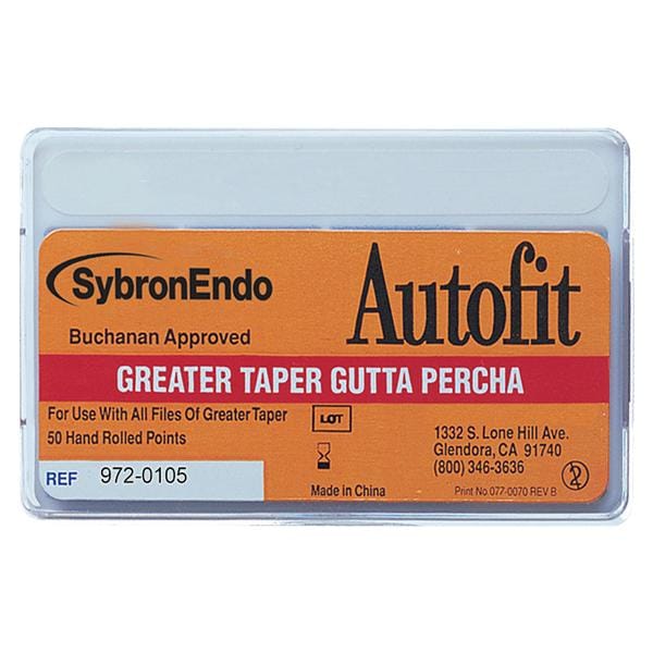 Autofit Gutta Percha - Greater Taper - .12 large