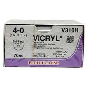 Vicryl - USP 4/0 SH-1 violet 70 cm V310H, per 36 stuks