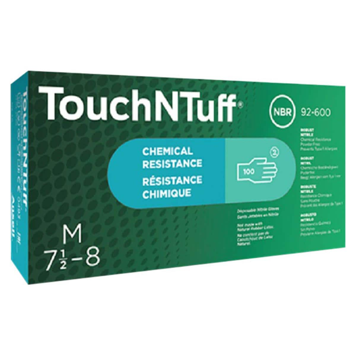 Touch N Tuff - 92-600, M - 100 pcs - TEMPORAIREMENT NON DISPONIBLE