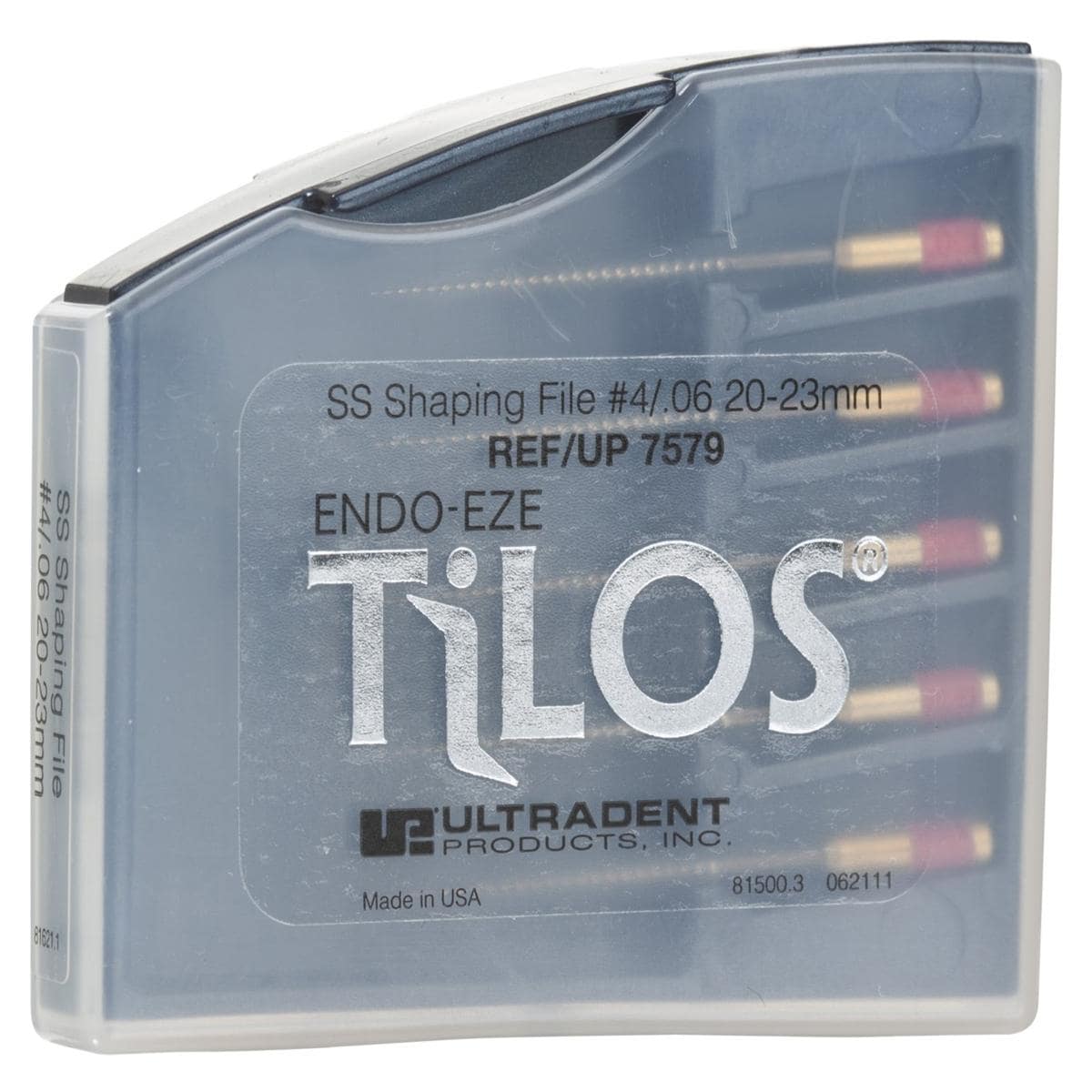 TiLOS shaping files en acier inoxydable - #7579, 20 mm n4