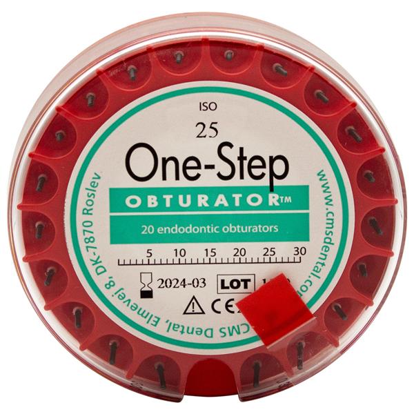 Obturateur One-Step - ISO 025, rouge
