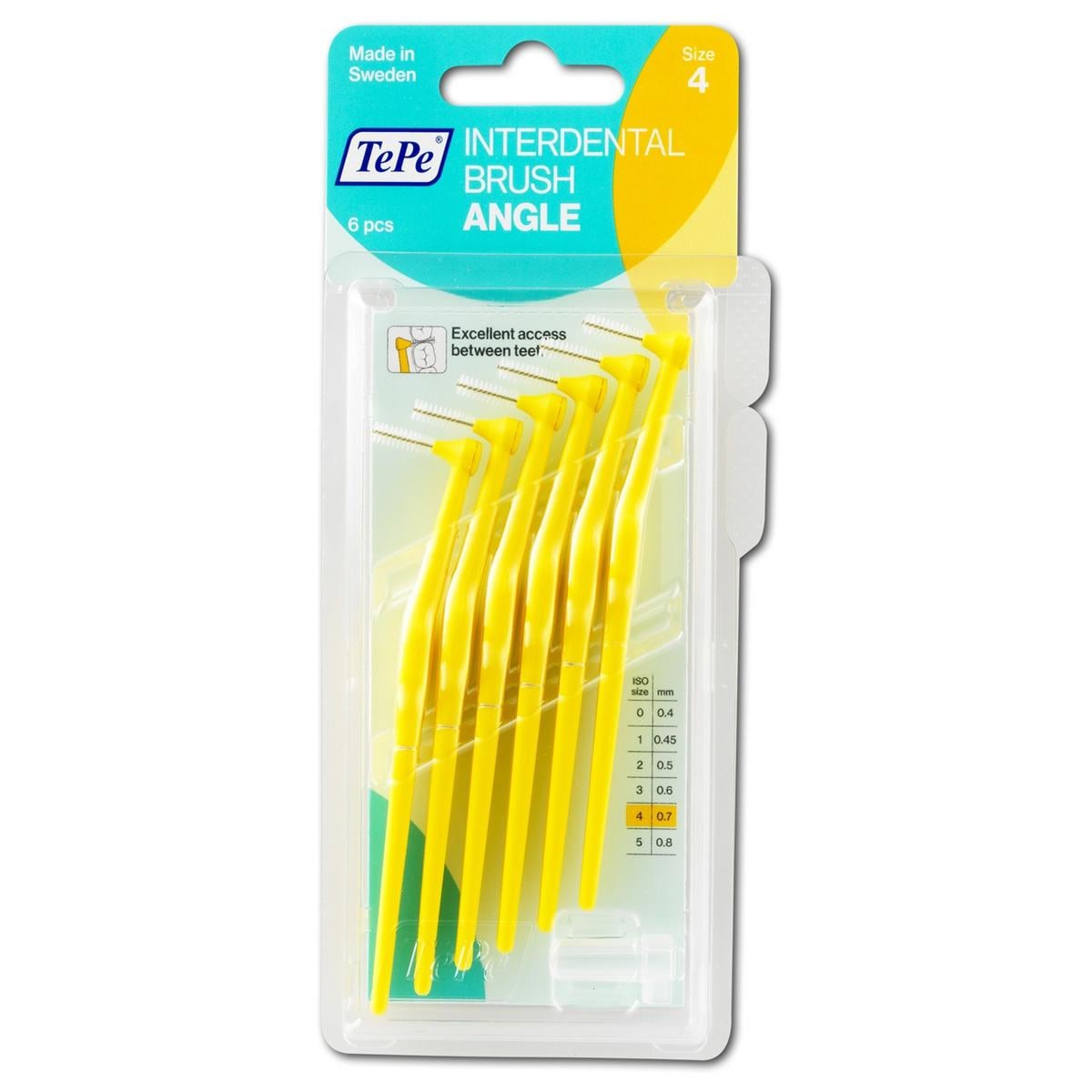 Brossettes interdentaires Angle - jaune, 0.7 mm