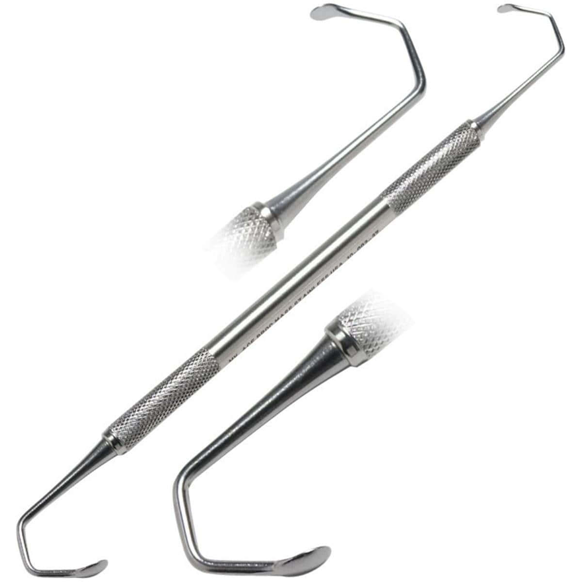 Curette pour Sinus Lift - Embout courb - 3 mm / 5 mm, 16,5 cm