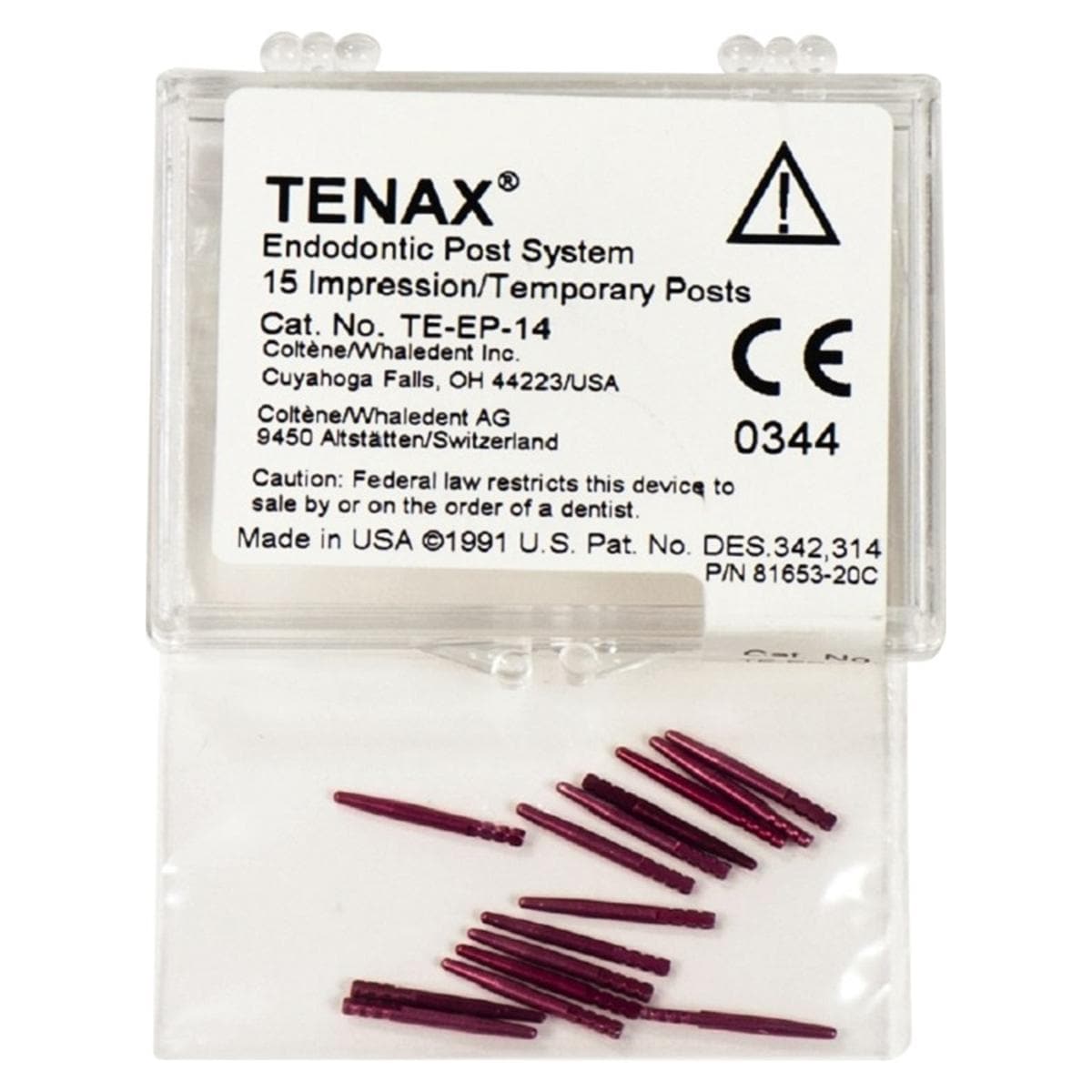 Tenax Afdrukstiften - Te-EP-14 rood,  1,4 mm