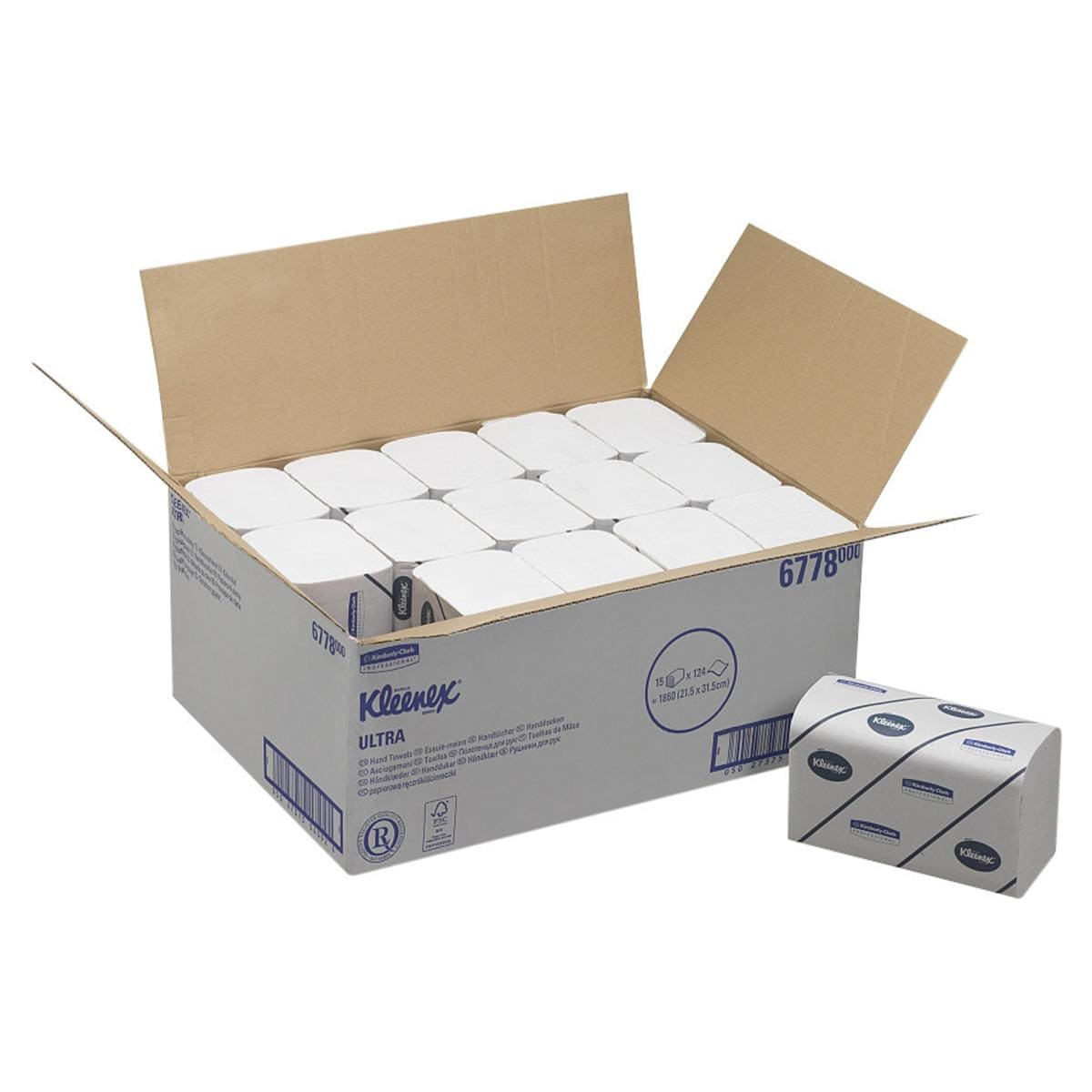 Kleenex Ultra Super Soft essuie-mains 6778 - 2 plis