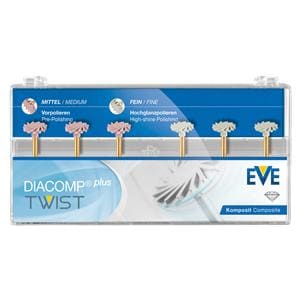 DIACOMP Plus Twist - Set - RA 343,  10 mm, 6 stuks