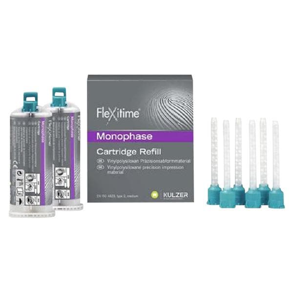Flexitime Monophase cartouche - 2x 50 ml + embouts