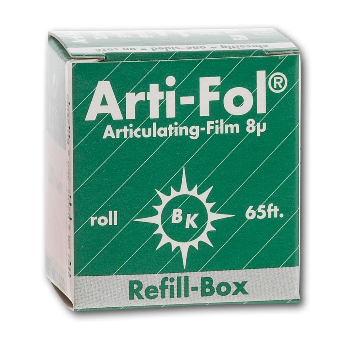 Arti-Fol simple-face, 8 micron - recharge - recharge, simple face, 20 m, BK 1022 vert
