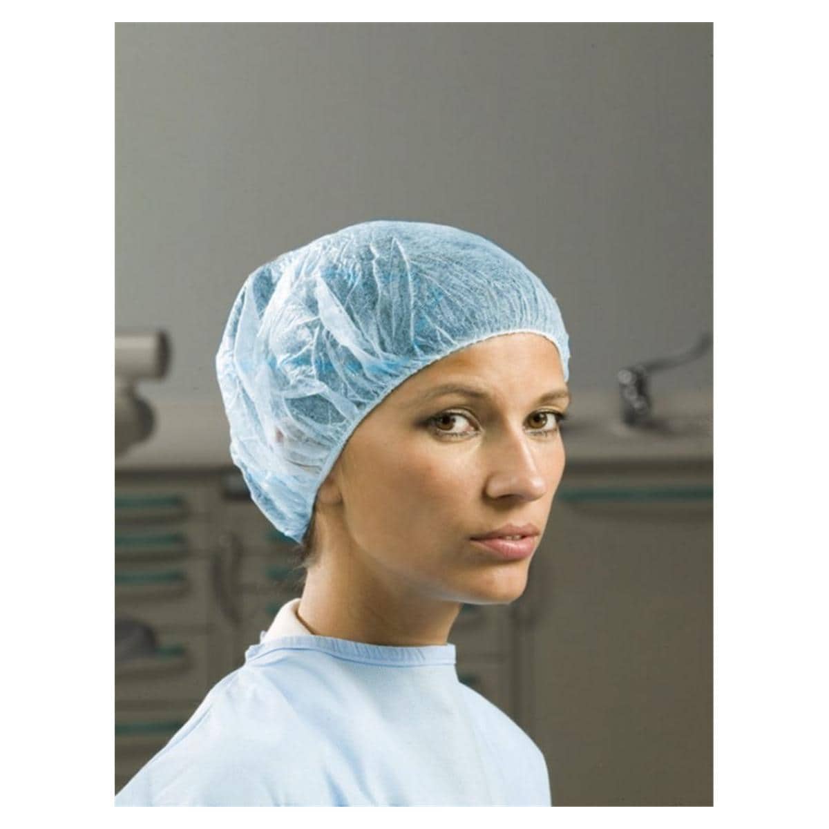 Charlottes chirurgicales - Cap, bleu clair 30.M0040 - 500 pcs
