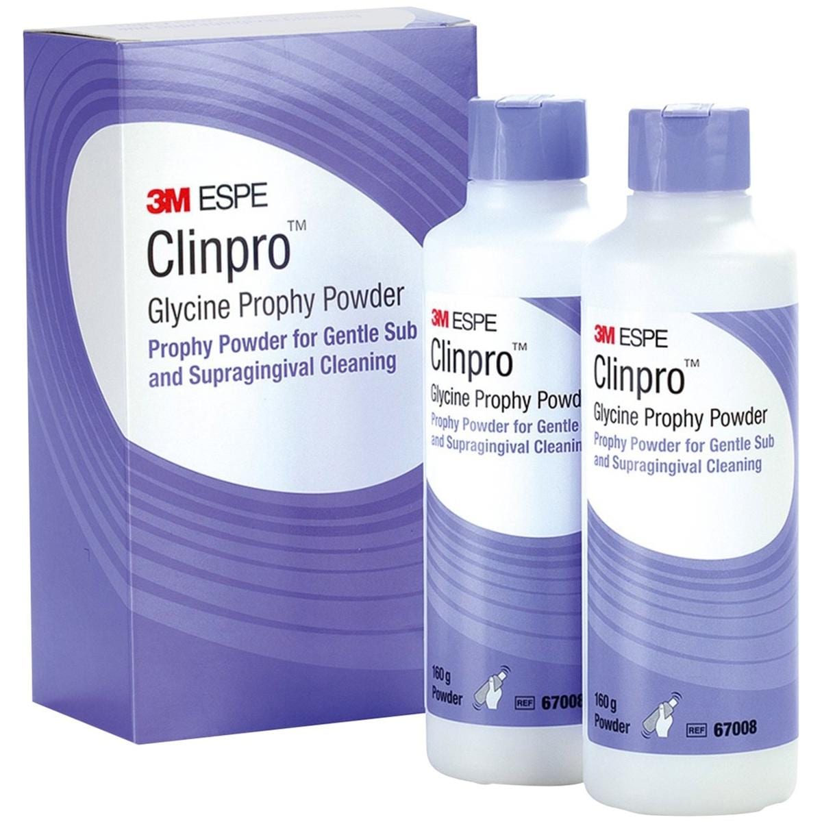 Clinpro Glycine Prophy Powder - 47801, 2 x 160 g