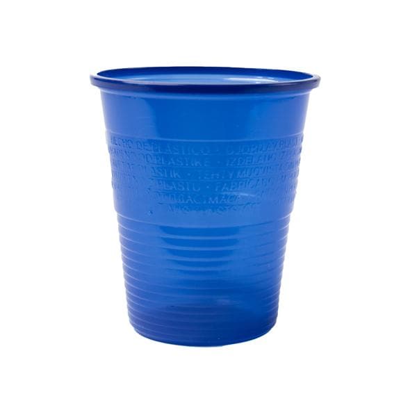 Gobelets en plastique 200ml - Bleu fonc, 3000 pcs