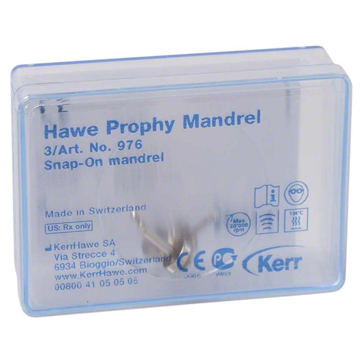 Hawe Prophy mandrin Snap-on - 976, 3 pcs