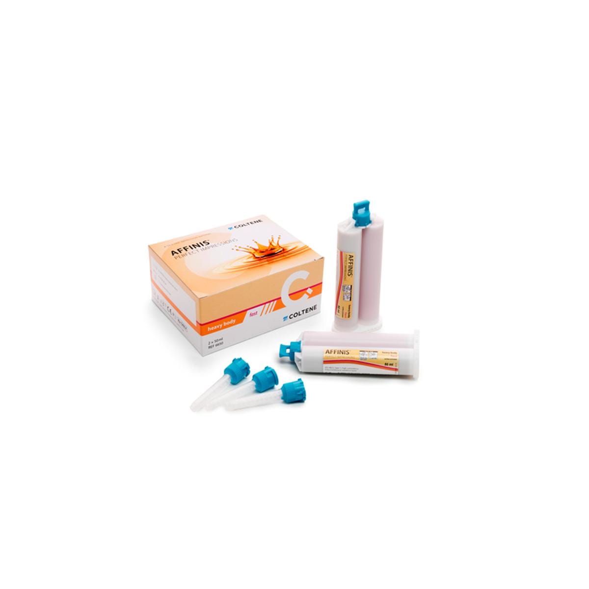 Affinis System 50 - Heavy Body Fast, 2x 50 ml et 6 embouts de mlange turquoises