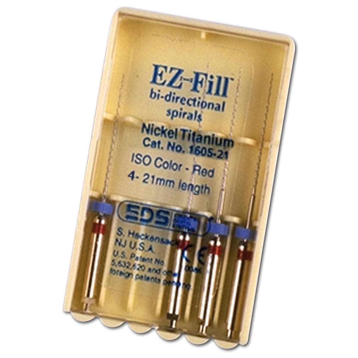 EZ-Fill NiTi spiraalvullers - ISO #25, 4 x 21 mm