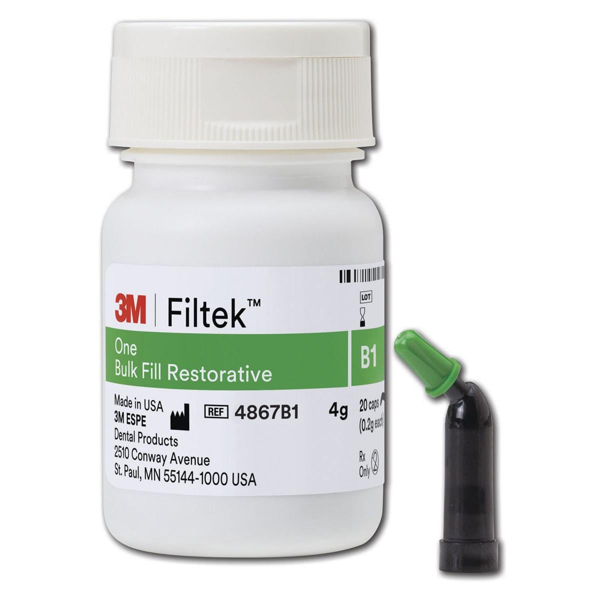 Filtek One Bulk Fill - tips - B1, 20x 0,2 g