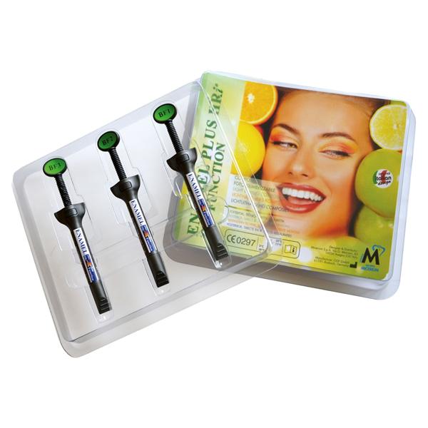 Enamel Plus HRi Bio Function glazuurmassa - Kit - CR3FB, 3 spuitjes 2,5g (elk 1 BF1, BF2, BF3)