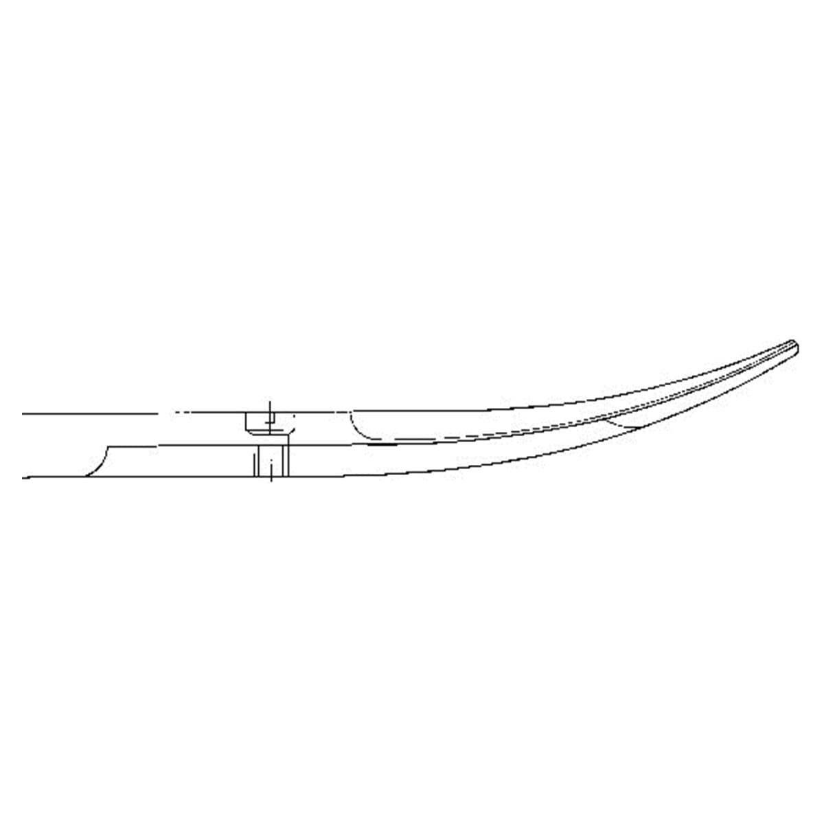 Ciseaux  gencive - BC 111 courb 11 cm