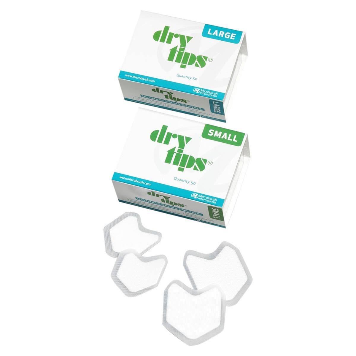DryTips - Petit format, vert - Emballage, 50 pcs