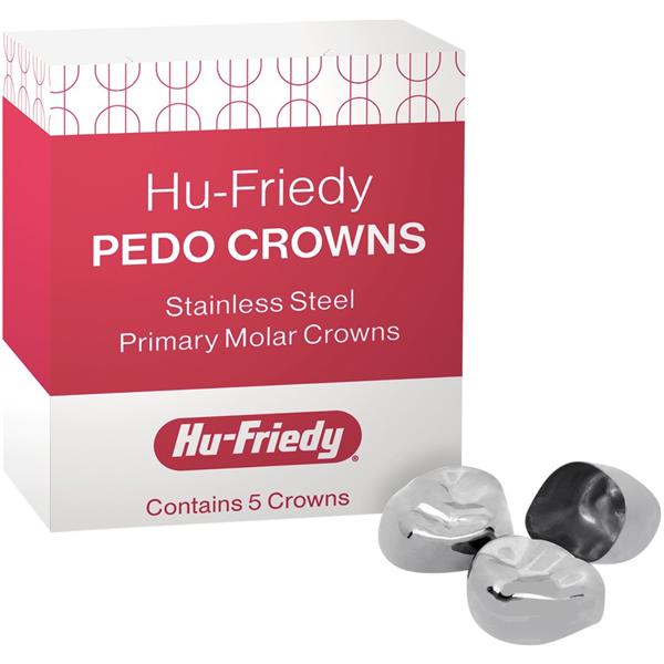 Pedo Crowns - boven rechts, 2e molaar - SSC-URE2, 5 stuks